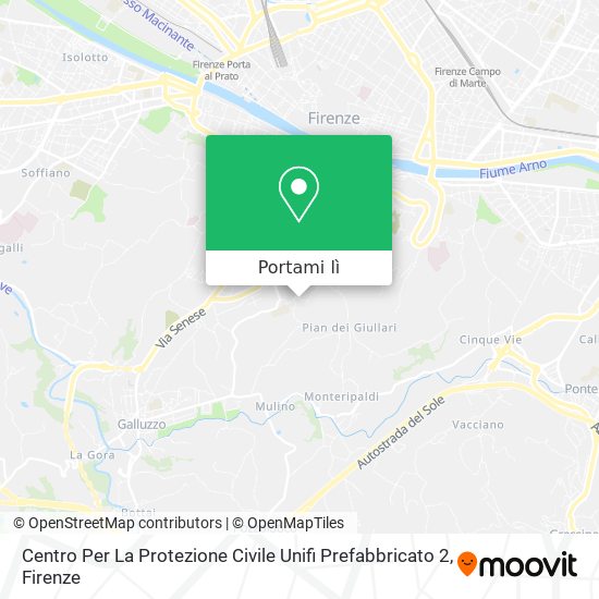 Mappa Centro Per La Protezione Civile Unifi Prefabbricato 2
