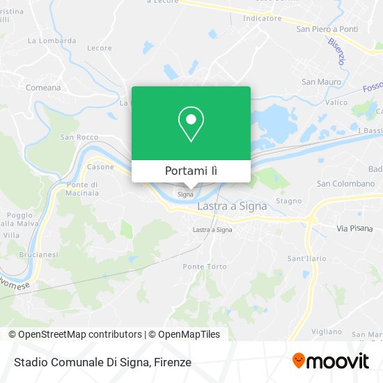 Mappa Stadio Comunale Di Signa