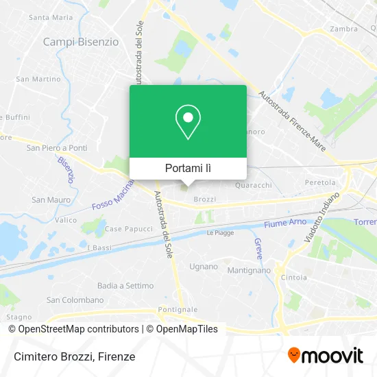 Mappa Cimitero Brozzi