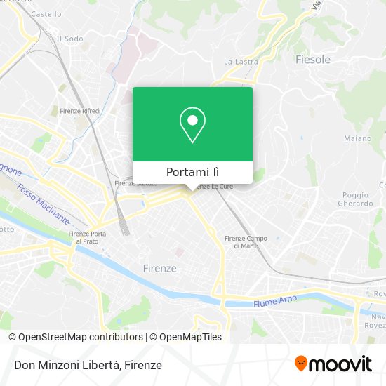 Mappa Don Minzoni Libertà