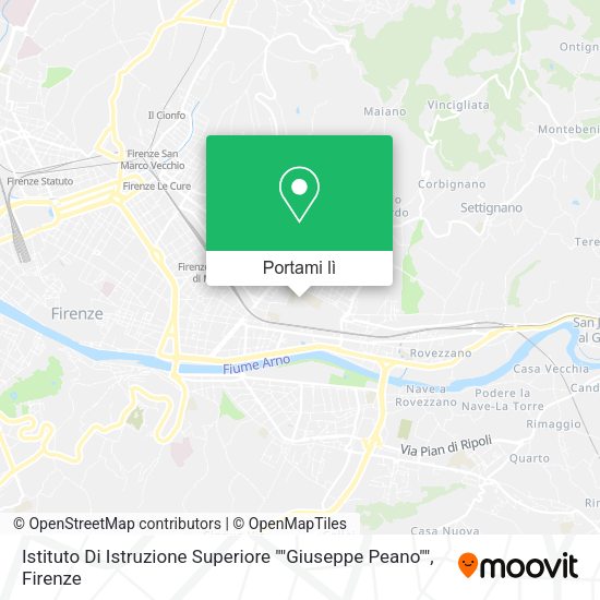 Mappa Istituto Di Istruzione Superiore ""Giuseppe Peano""
