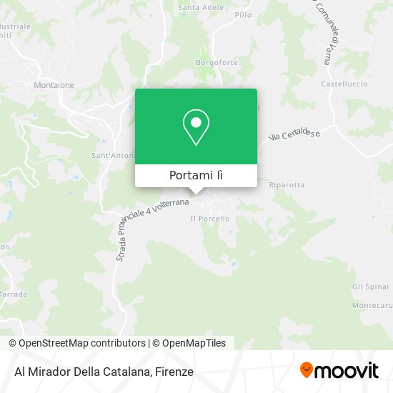Mappa Al Mirador Della Catalana