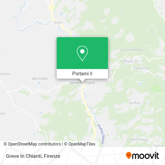 Mappa Greve In Chianti