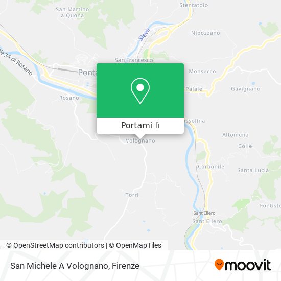 Mappa San Michele A Volognano