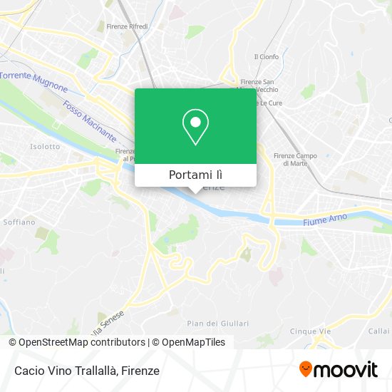 Mappa Cacio Vino Trallallà