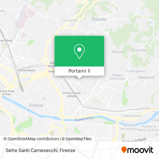 Mappa Sette Santi Carnesecchi