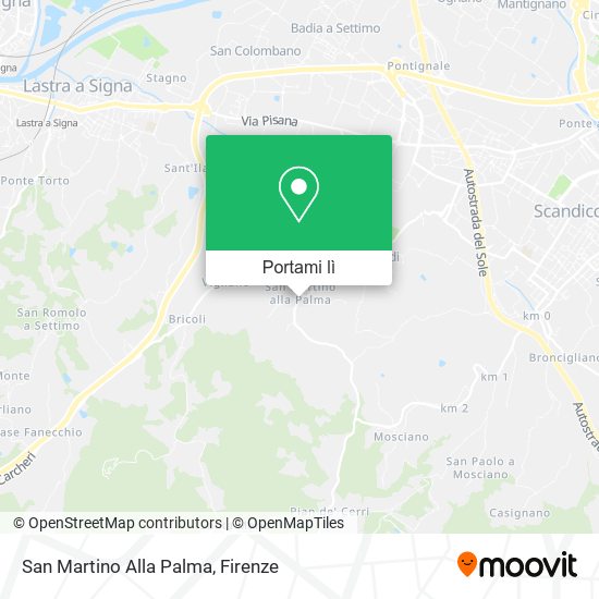 Mappa San Martino Alla Palma