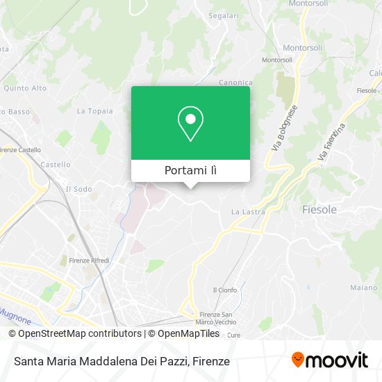 Mappa Santa Maria Maddalena Dei Pazzi