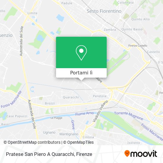 Mappa Pratese San Piero A Quaracchi