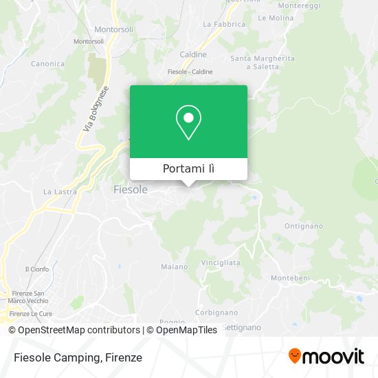 Mappa Fiesole Camping