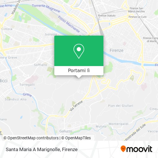 Mappa Santa Maria A Marignolle
