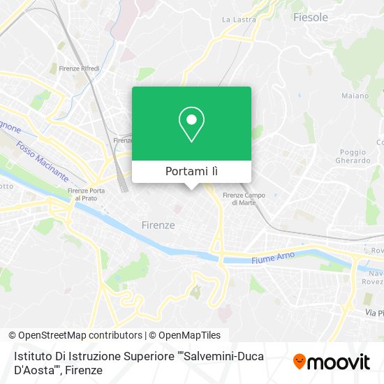 Mappa Istituto Di Istruzione Superiore ""Salvemini-Duca D'Aosta""