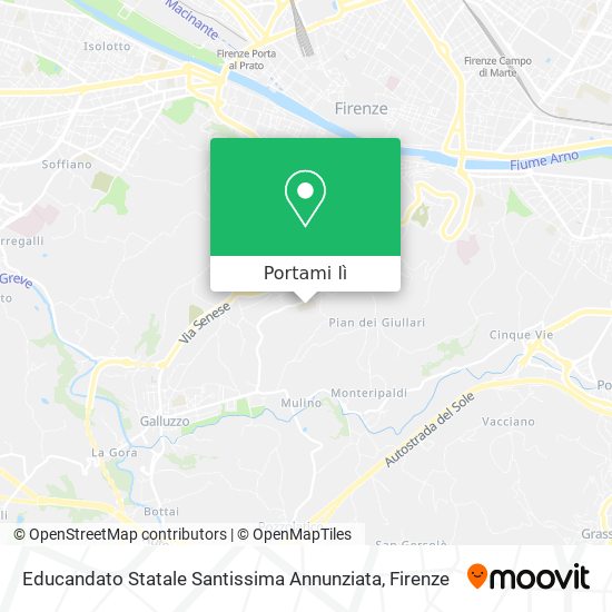 Mappa Educandato Statale Santissima Annunziata