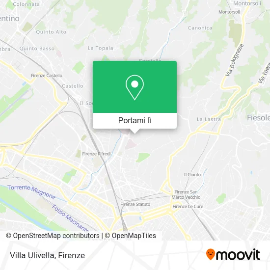 Mappa Villa Ulivella