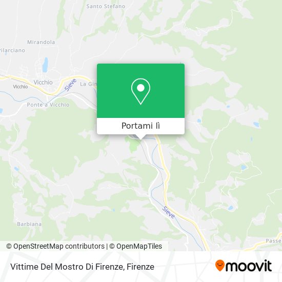 Mappa Vittime Del Mostro Di Firenze