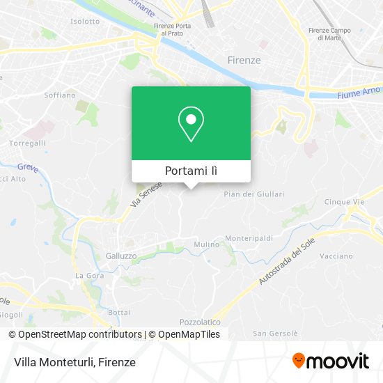 Mappa Villa Monteturli