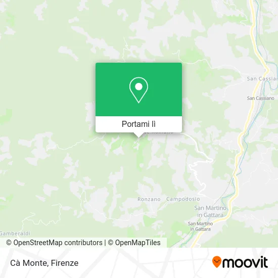 Mappa Cà Monte