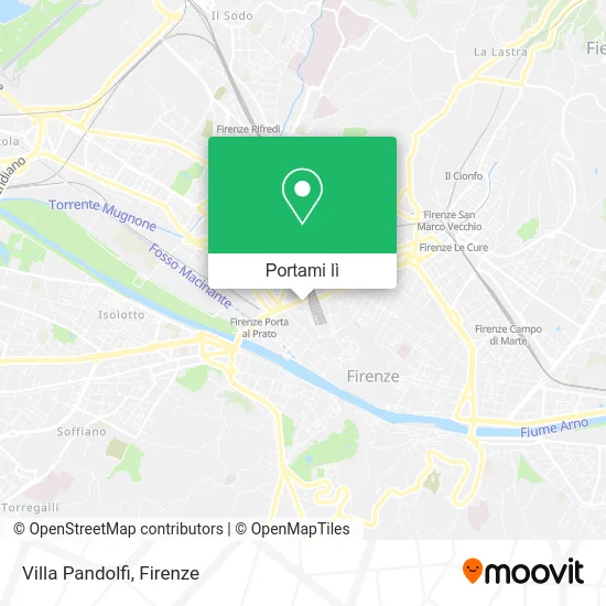 Mappa Villa Pandolfi