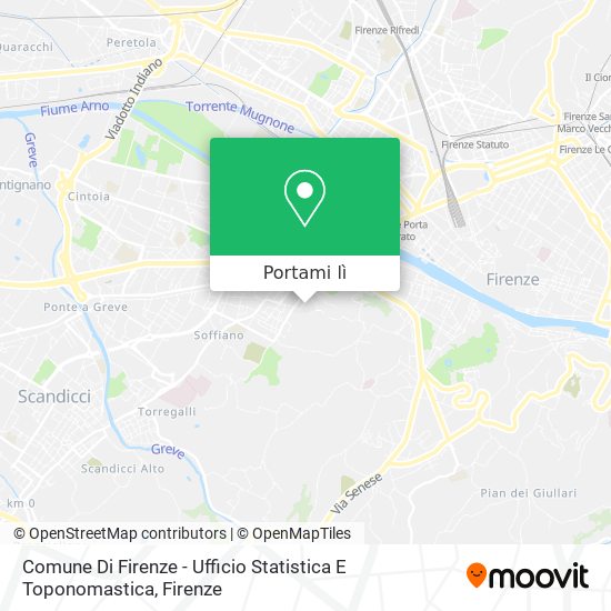 Mappa Comune Di Firenze - Ufficio Statistica E Toponomastica