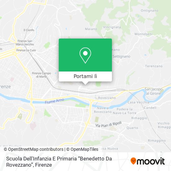 Mappa Scuola Dell'Infanzia E Primaria “Benedetto Da Rovezzano”