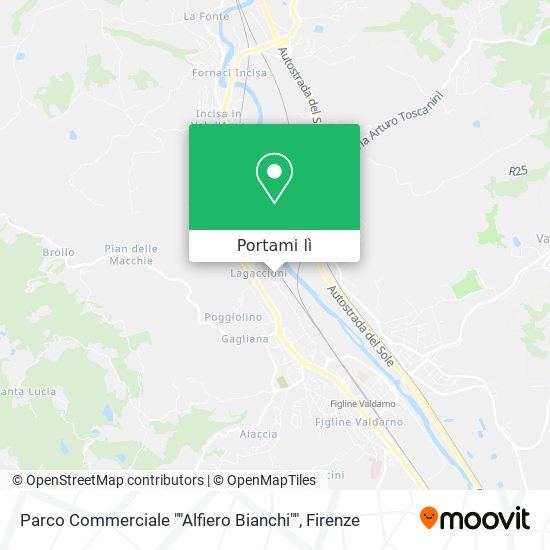 Mappa Parco Commerciale ""Alfiero Bianchi""