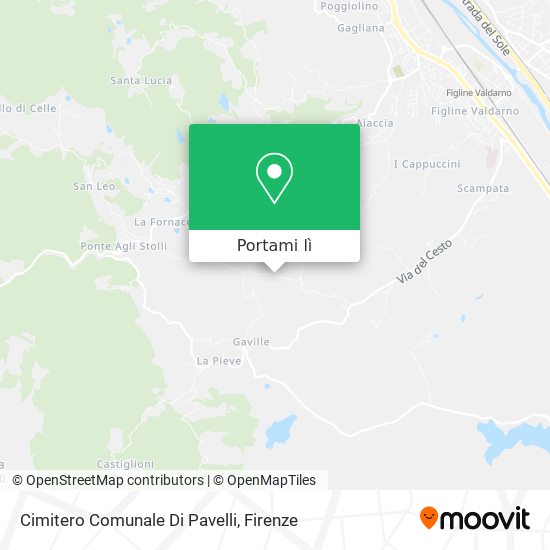 Mappa Cimitero Comunale Di Pavelli