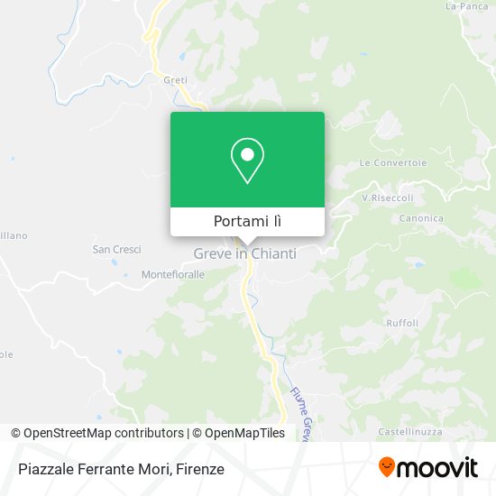 Mappa Piazzale Ferrante Mori