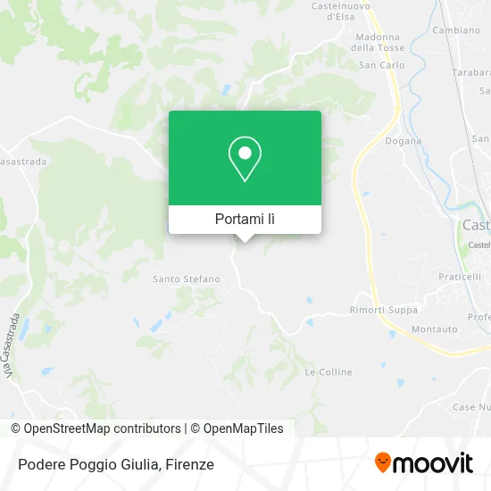 Mappa Podere Poggio Giulia