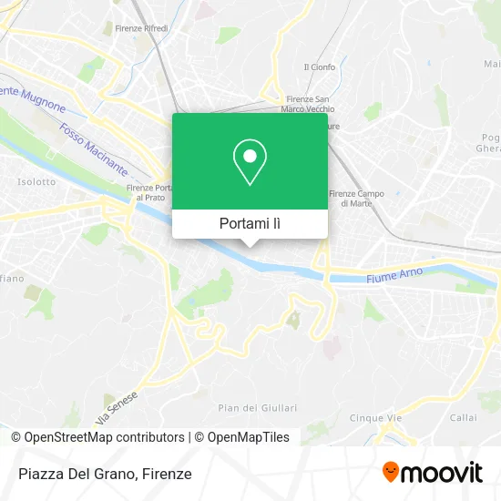 Mappa Piazza Del Grano