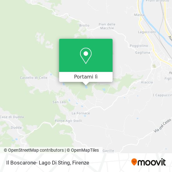 Mappa Il Boscarone- Lago Di Sting
