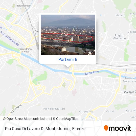 Mappa Pia Casa Di Lavoro Di Montedomini