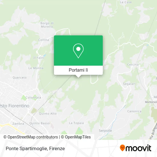 Mappa Ponte Spartimoglie