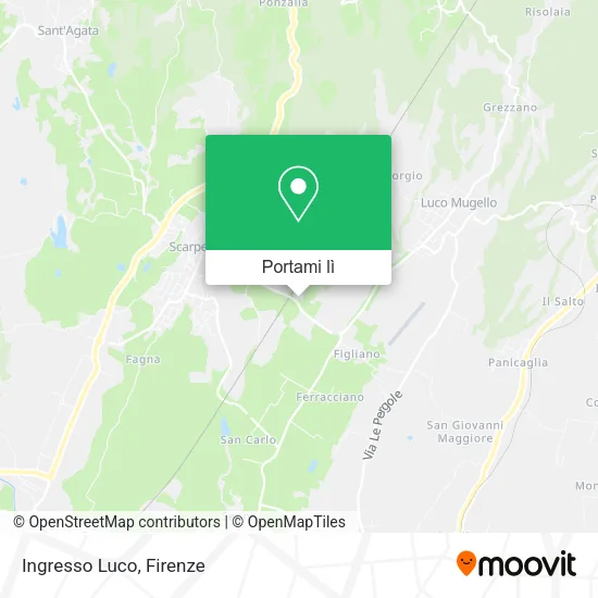 Mappa Ingresso Luco