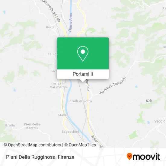 Mappa Piani Della Rugginosa