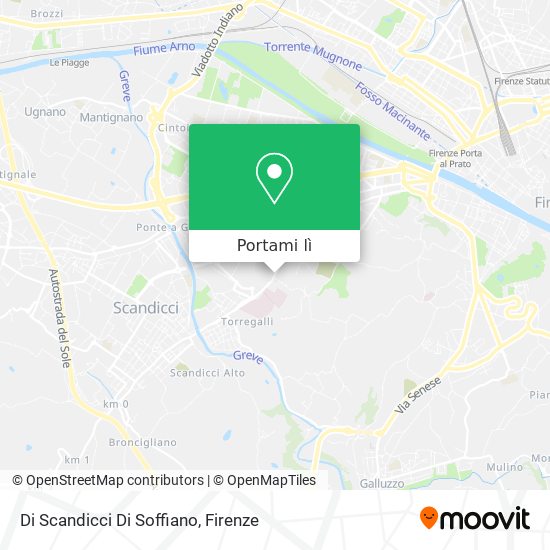Mappa Di Scandicci Di Soffiano