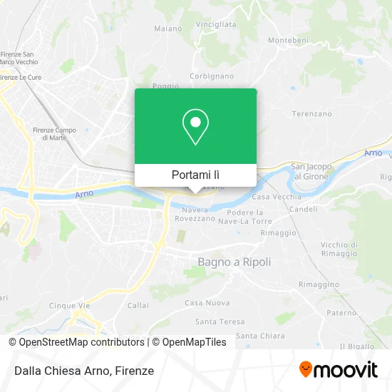 Mappa Dalla Chiesa Arno