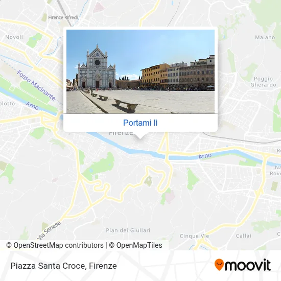 Mappa Piazza Santa Croce