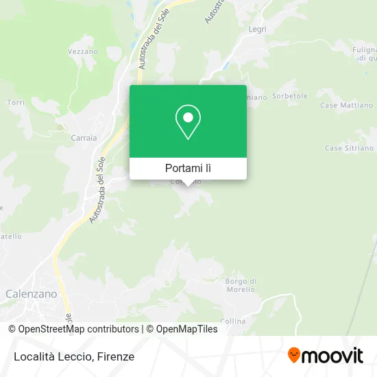 Mappa Località Leccio
