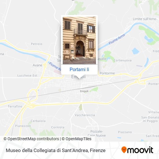 Mappa Museo della Collegiata di Sant'Andrea