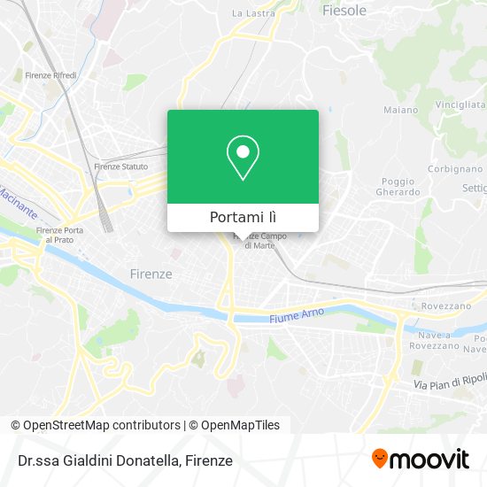 Mappa Dr.ssa Gialdini Donatella