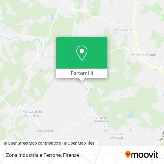 Mappa Zona Industriale Ferrone