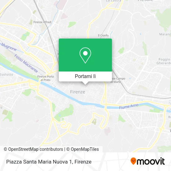 Mappa Piazza Santa Maria Nuova  1