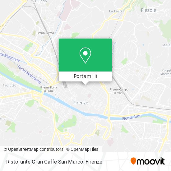 Mappa Ristorante Gran Caffe San Marco