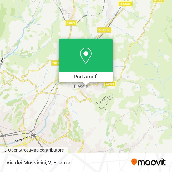 Mappa Via dei Massicini, 2