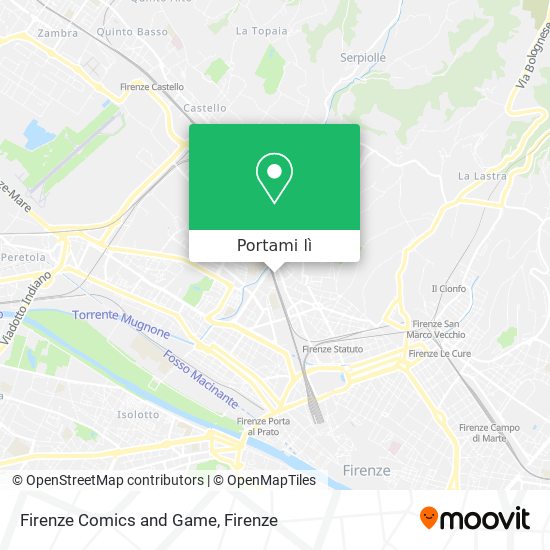 Mappa Firenze Comics and Game