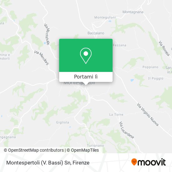 Mappa Montespertoli (V. Bassi) Sn