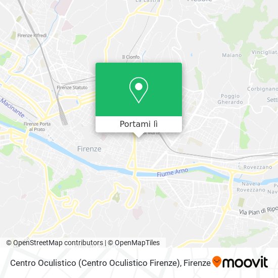 Mappa Centro Oculistico (Centro Oculistico Firenze)