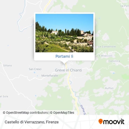 Mappa Castello di Verrazzano