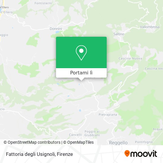 Mappa Fattoria degli Usignoli