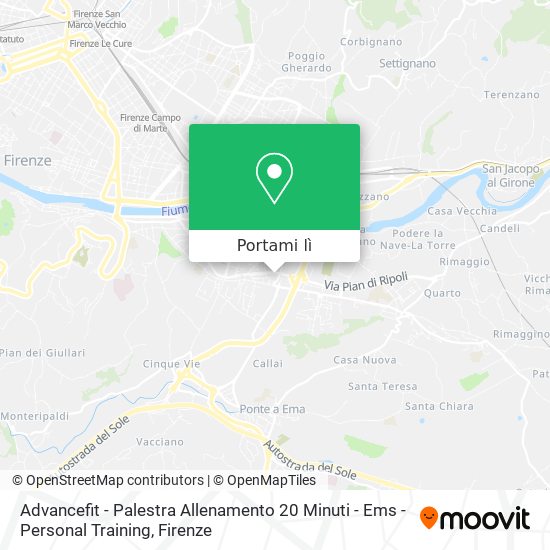 Mappa Advancefit - Palestra Allenamento 20 Minuti - Ems - Personal Training